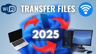 How to Share Files Between Windows PC amp Mobile Using WiFi  Quick amp Easy File Transfer Guide  2025 [upl. by Rolandson845]