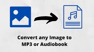 Convert any Image to AudioMP3  Download AudioMP3 of your Image  100 Working [upl. by Sinnelg225]