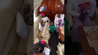 Diamond Platnumz akiwa kwenye NDEGE akila bata na Familia yake [upl. by Adnih749]