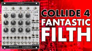 FANTASTIC FILTH from COLLIDE 4 Joranalogue amp Hainbach  my first patch  your questions [upl. by Shih901]