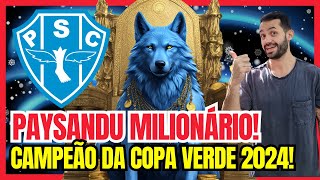 PAYSANDU O MAIOR CAMPEÃO DO NORTE AGORA ESTÁ MAIS MILIONÁRIO COM O TÍTULO DA COPA VERDE 2024 [upl. by Tito]