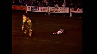 Stafford Rangers v Halifax Town FA Cup 1st Round 18111989 [upl. by Inittirb341]