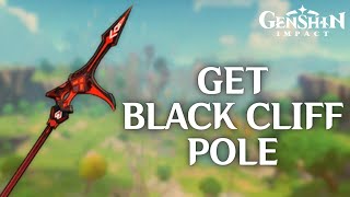 How to Get Black Cliff Pole in Genshin Impact 2024  Genshin Impact Tutorial [upl. by Barnaby819]