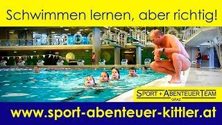 Schwimmen lernen aber richtig  Anfängerschwimmkurse [upl. by Senn]