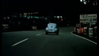 Le Mans Circuit in 1955  onboard view [upl. by Ainelec485]