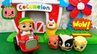 Look At My New Cocomelon Farm Playset Animals and More [upl. by Shaer457]