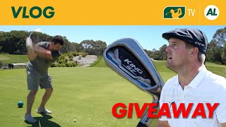 Playing with BRYSON DECHAMBEAU One Length Irons amp HUGE GIVEAWAY [upl. by Doowrehs346]