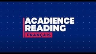 Acadience Reading Français  Module 5  Composantes d’une épreuve d’évaluation [upl. by Nnanerak]