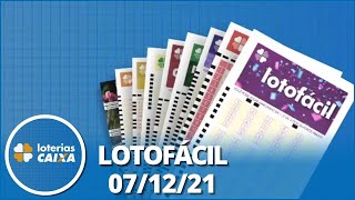 Resultado da Lotofácil  Concurso nº 2391  07122021 [upl. by Langill492]