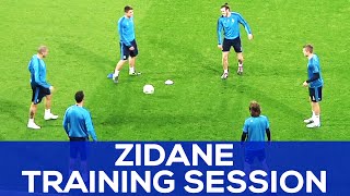 Cristiano has got CRAZY skills  Zidane plays with the ball  REAL MADRID NEWS [upl. by Rawdon]