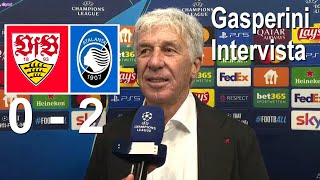 Gian Piero Gasperini Intervista Post Stuttgart 0 vs 2 Atalanta 07112024 [upl. by Daveen]