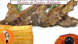 Chuletas de Cordero Adobadas  Receta de Cocina en Familia [upl. by Eirrej]