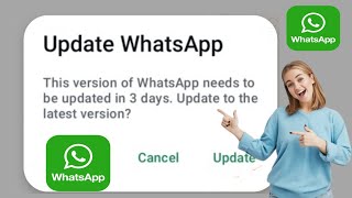 Iupdate ang WhatsApp Ang bersyon na ito ng WhatsApp ay kailangang maupdate sa loob ng 3 araw [upl. by Essirehc274]