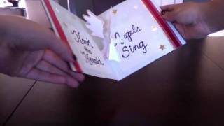 PopUp Card Angel and Nativity Scene [upl. by Atileda353]