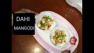 Dahi mangodi  How to make dahi mangori  Hanshika kitchen [upl. by Ross]