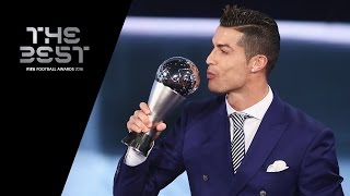 THE BEST FIFA MENS PLAYER 2016  Cristiano Ronaldo WINNER [upl. by Aek132]