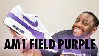 Nike Air Max 1 SC Field Purple On Foot Sneaker Review QuickSchopes 680 Schopes DZ4549 101 [upl. by Mitzie]