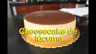 Cheesecake de lúcuma SIN HORNO  D Jesús [upl. by Anerda]