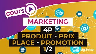 Le marketing mix  4 P 12  Marketing  digiSchool [upl. by Shear]