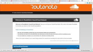 Monetize Soundcloud  Using Routenote UPDATED 2016 [upl. by Raynata]