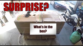 Surprise  Whats in the box  New bike [upl. by Lleda7]