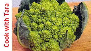 Romanesco Broccoli also called Roman cauliflower Broccolo Romanesco Romanesque cauliflower Recipe [upl. by Ylrebma]