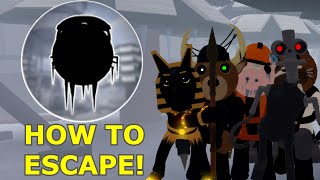 How to ESCAPE APRP CONSTRUCTION SITE  GET 5 BADGE MORPHS in ACCURATE PIGGY RP THE RETURN  Roblox [upl. by Mixam]