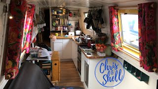 Living on a Narrowboat  Liveaboard Narrowboat Tour [upl. by Laufer]