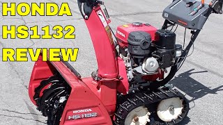 REVIEW HONDA HS1132 TAS Snowblower PROS amp CONS [upl. by Campball]