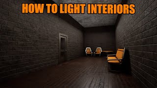 How To Light Interiors In Unreal Engine 4 amp 5 Tutorial [upl. by Hamachi]