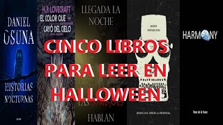 Cinco libros para leer en Halloween [upl. by Eelymmij]