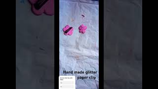 dry glitter paper flower clip trending priya art and craft paperclips [upl. by Ecam722]