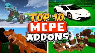 Top 10 BEST Addons For Minecraft Bedrock 120 [upl. by Stevie]