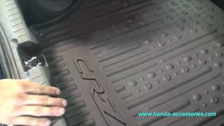 2011 CRZ Cargo Tray Installation Honda Answers 4 [upl. by Atsocal309]