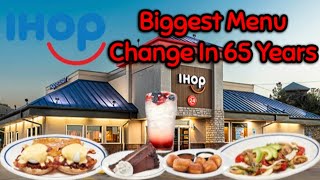 IHOP’s New Spring  Summer Menu Biggest Change In 65 Years [upl. by Kaehpos]