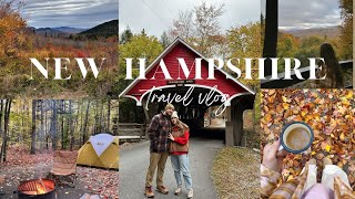 NEW HAMPSHIRE TRAVEL VLOG  Exploring the Kancamagus hwy the flume amp camping in the white mountains [upl. by Atillertse814]