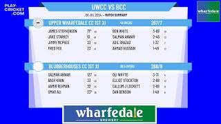 Upper Wharfedale CC 1st XI v Blubberhouses CC 1st XI [upl. by Gwen]