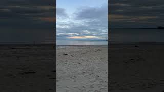 Revere Beach New Years Eve Day 2023 Last sunset before 2024 Seagulls Ocean [upl. by Seiden]