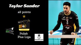 Taylor Sander  Plus Liga  vs AZS Olsztyn  All Points [upl. by Margarethe]