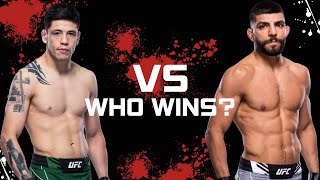 Brandon Moreno vs Amir Albazi  UFC  Who Wins  Fight Prediction [upl. by Nalym]