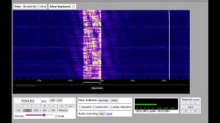 RussianUkrainian quotRadio Warquot chanting on Shortwave 7055 kHz LSB [upl. by Aubrie]