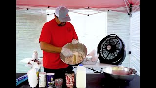 How To Make Fry Bread with William Luethje coowner of Fry Bread Factory [upl. by Dnalon]