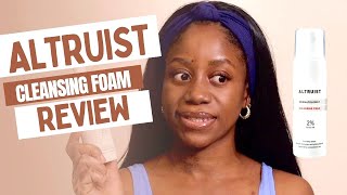 NEW ALTRUIST CLEANSING FOAM REVIEW  Ife Balogun [upl. by Poppas]