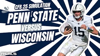 Penn State vs Wisconsin  College Football 25 Simulation  PennState Nittany Lions Football [upl. by Dlarrej372]