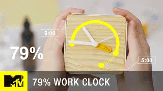 79 Work Clock The Daily Reminder That The Wage Gap Is Real  MTV [upl. by Sy]