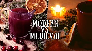 Medieval Hypocras vs German Glühwein  the best mulled wine recipe  21daystilyule  Day 2 [upl. by Ylloj]