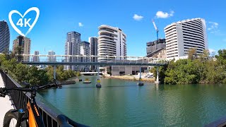 4K Ride Broadbeach  Shops Parks amp Streets  Gold Coast Australia  Virtual Bike Tour  eMTB [upl. by Neros620]