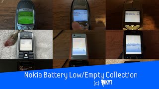 Nokia Battery LowEmpty Collection [upl. by Nynnahs133]