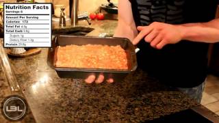 Muscle Building Food  Healthy Turkey Meatloaf [upl. by Newkirk]