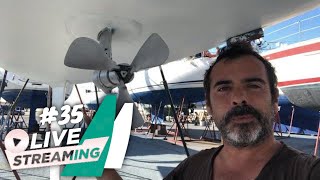 Marviviendo live 35 antifouling hélice y saildrive [upl. by Ful]